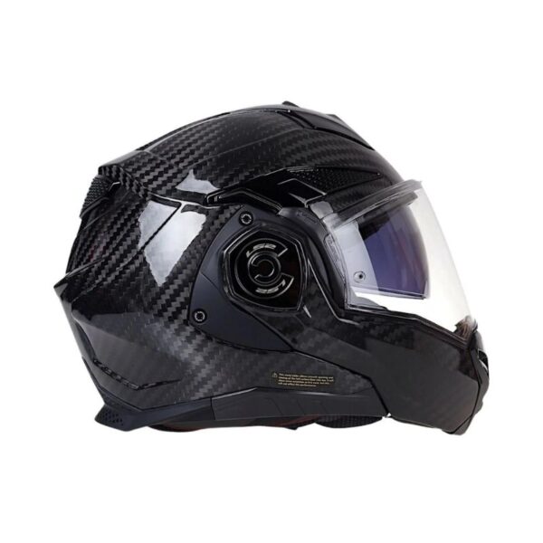 Mũ Bảo Hiểm Fullface Lật Hàm 180 Độ LS2 Advant X Carbon - Solid Carbon
