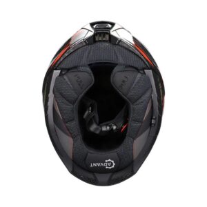 Mũ Bảo Hiểm Fullface Lật Hàm 180 Độ LS2 Advant X Carbon - Future Red