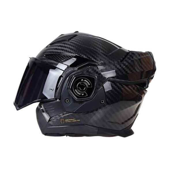 Mũ Bảo Hiểm Fullface Lật Hàm 180 Độ LS2 Advant X Carbon - Solid Carbon