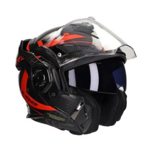 Mũ Bảo Hiểm Fullface Lật Hàm 180 Độ LS2 Advant X Carbon - Future Red