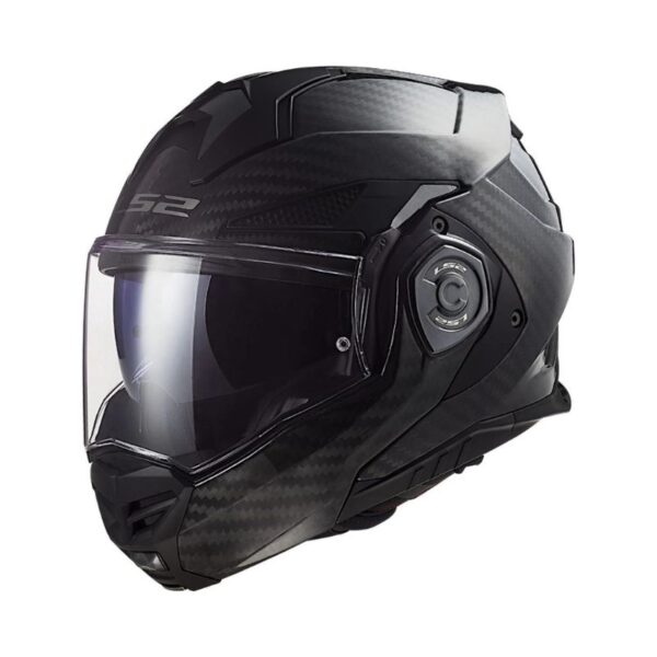 Mũ Bảo Hiểm Fullface Lật Hàm 180 Độ LS2 Advant X Carbon - Solid Carbon