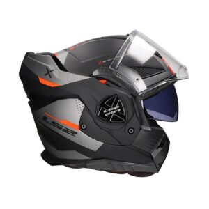 Mũ Bảo Hiểm Lật Hàm LS2 FF901 Advant X - Oblivion Black Titanium