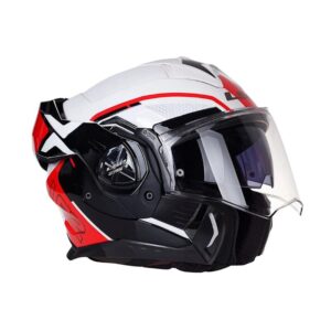 Mũ Bảo Hiểm Lật Hàm LS2 FF901 Advant X - Metryk White Red