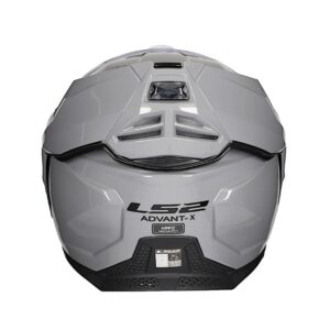 Mũ Bảo Hiểm Lật Hàm LS2 FF901 Advant X - Solid Nardo Grey