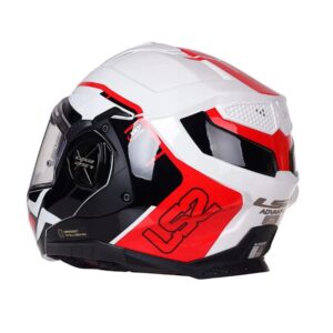Mũ Bảo Hiểm Lật Hàm LS2 FF901 Advant X - Metryk White Red