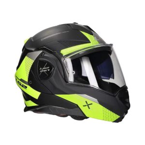 Mũ Bảo Hiểm Lật Hàm LS2 FF901 Advant X - Black H-V Yellow