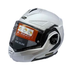 Mũ Bảo Hiểm Lật Hàm LS2 FF901 Advant X - Solid White