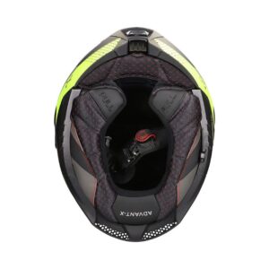 Mũ Bảo Hiểm Lật Hàm LS2 FF901 Advant X - Black H-V Yellow