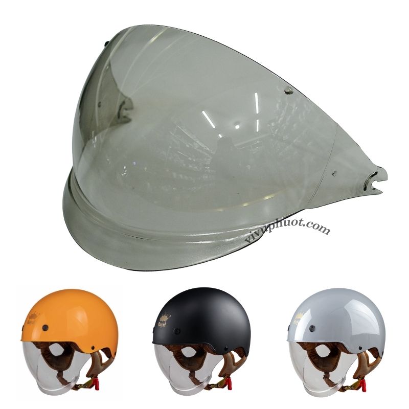 Kính Thay Thế Mũ Bảo Hiểm 1/2 Royal M239
