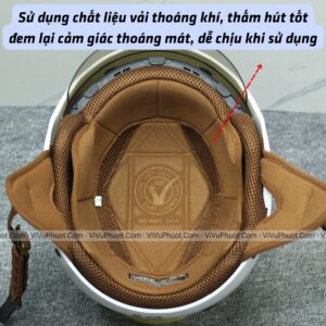 Lót Giữa Nón Bảo Hiểm 1/2 Royal M239