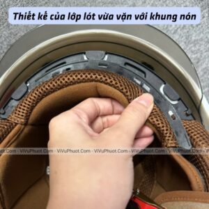 Lót Giữa Nón Bảo Hiểm 1/2 Royal M239
