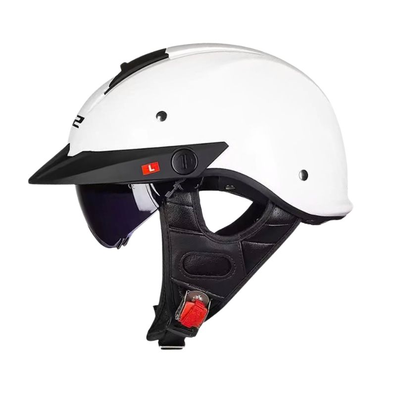 mu-bao-hiem-nua-dau-ls2-of590-solid-gloss-white-1 Mũ Nửa Đầu LS2 OF590 Rebellion - Solid Gloss White