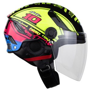 Nón Bảo Hiểm 1/2 KLT K6 Có Kính