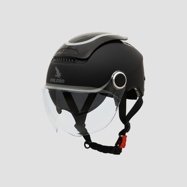 Mũ Bảo Hiểm 1/2 Falcon Bee 2 Kính Đen Nhám