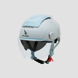 Mũ Bảo Hiểm 1/2 Falcon Bee 2 Kính - Xanh Mint