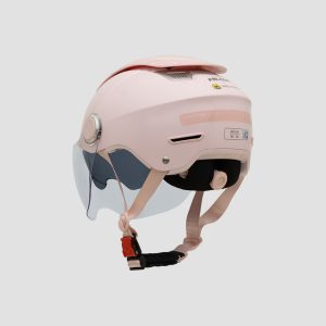 Mũ Bảo Hiểm 1/2 Falcon Bee 2 Kính - Hồng Bóng