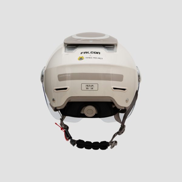 Mũ Bảo Hiểm 1/2 Falcon Bee 2 Kính - Begie